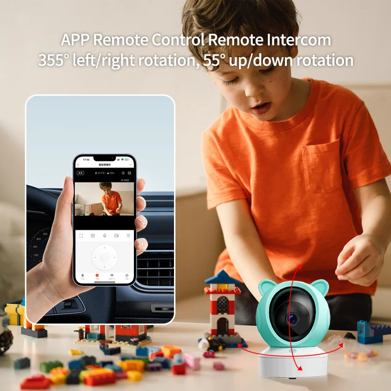 Tuya Baby Camera – 5" HD, Mobile App Control