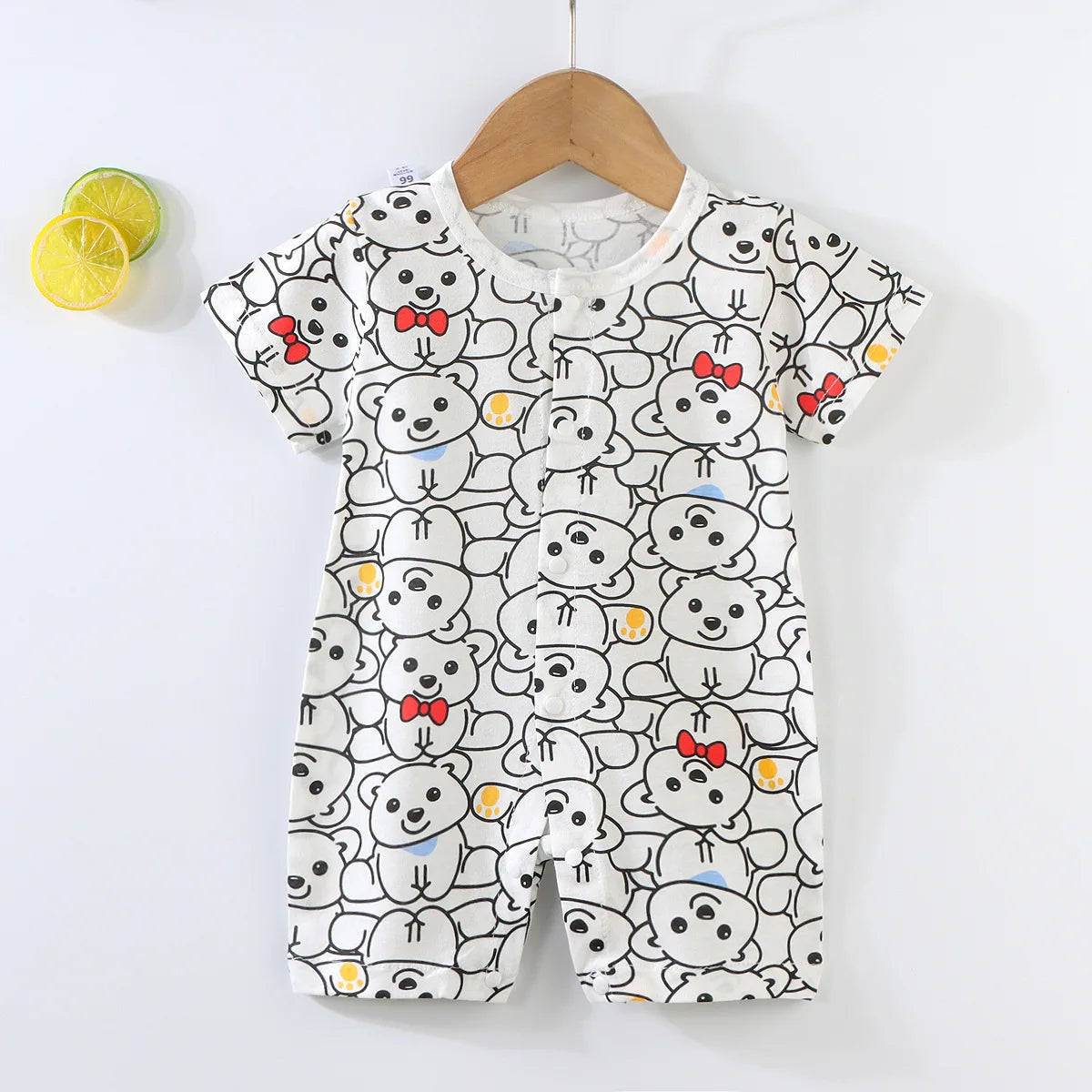 Short-Sleeved Thin Harness Infant Clothes