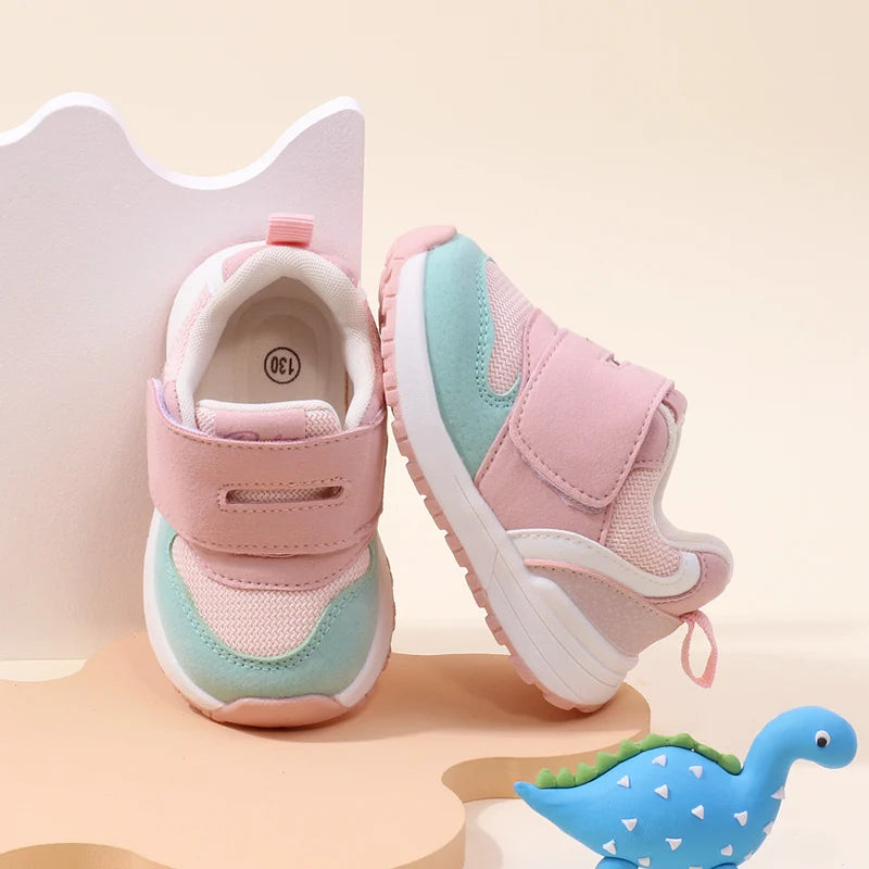 Kids  Prewalker Sneakers – Rubber Sole Anti-Slip Casual Shoes