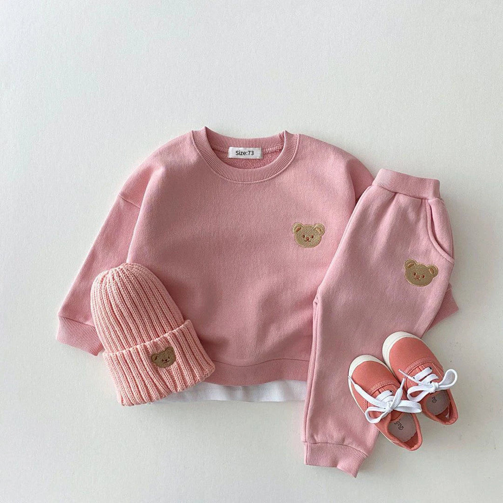 Baby Girls & Boys Spring Outfit, Hooded Tracksuit
