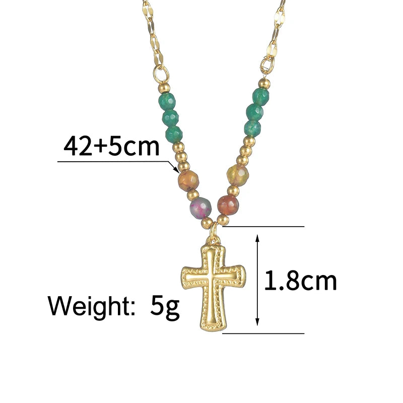New Trend Natural Stone Necklace
