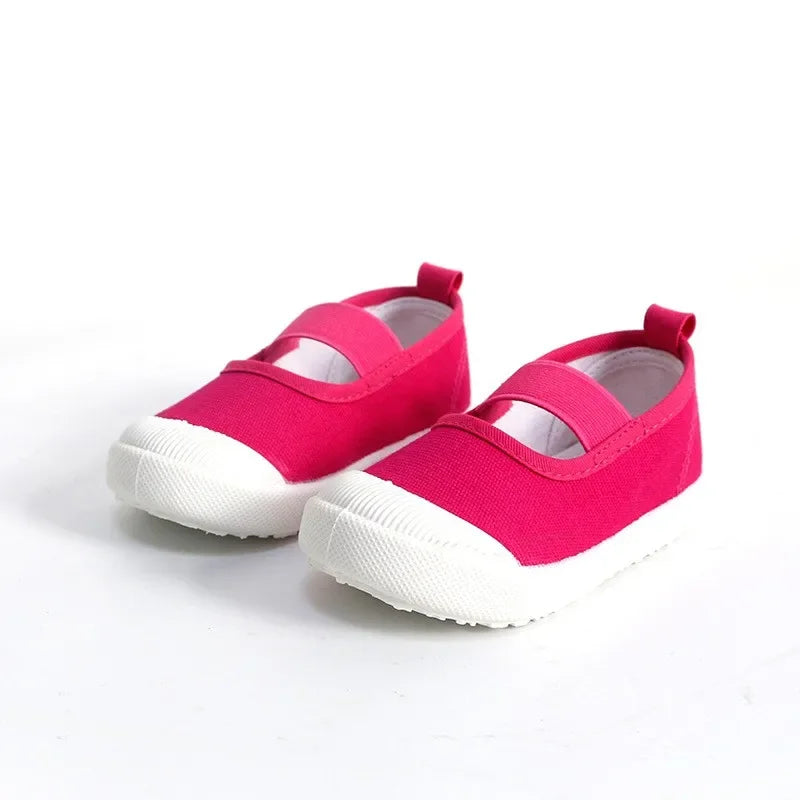 Kids’ Canvas Sneakers – Floral Casual Shoes