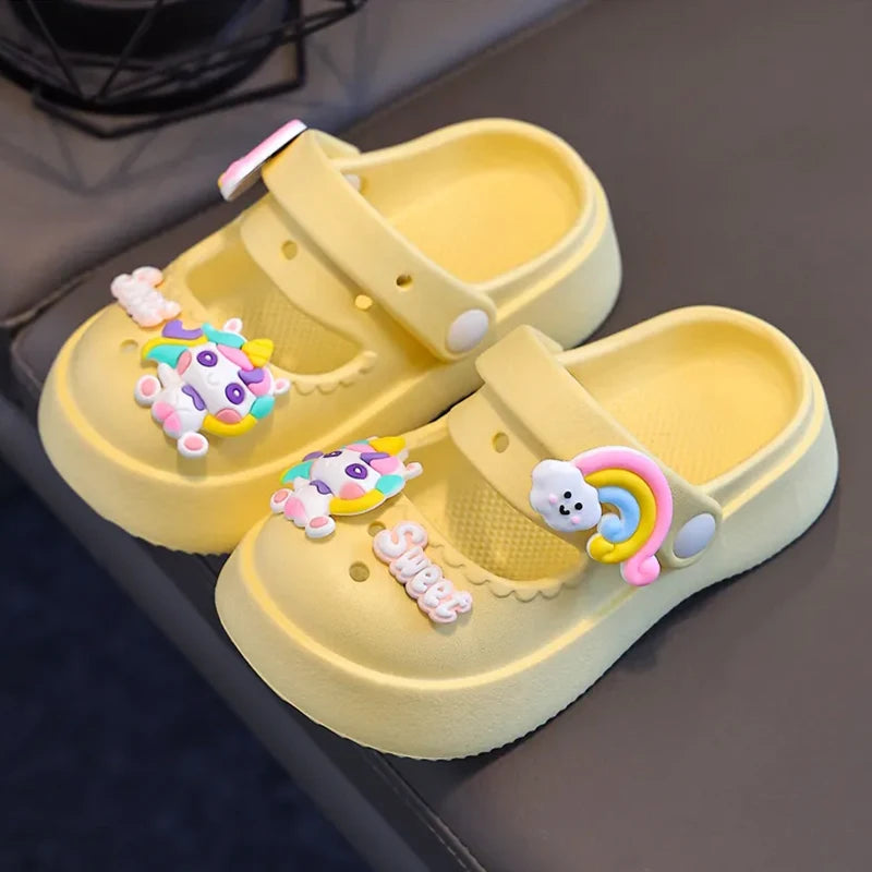 Kids Anti-Slip Summer Sandals – Soft Thick-Bottom Shoes