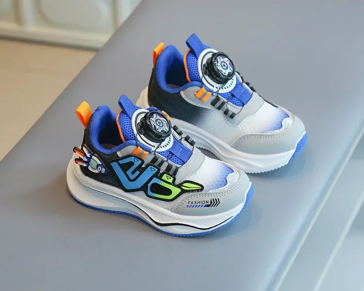 Kids’ Breathable Mesh Sneakers – Soft, Non-Slip Running Shoes