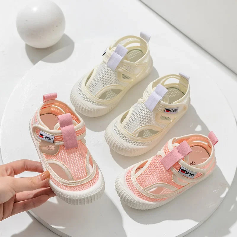 Kids’ Summer Sandals – Soft, Breathable, Hollow Toe (21–30)