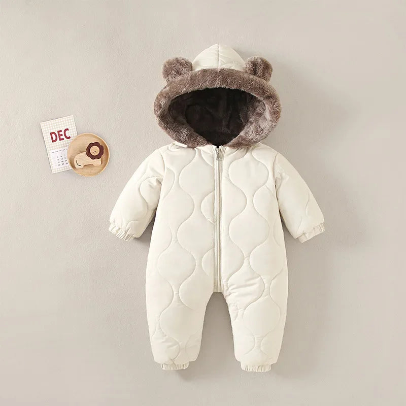 Baby Winter Jumpsuit 0–3Y – Fur Lined