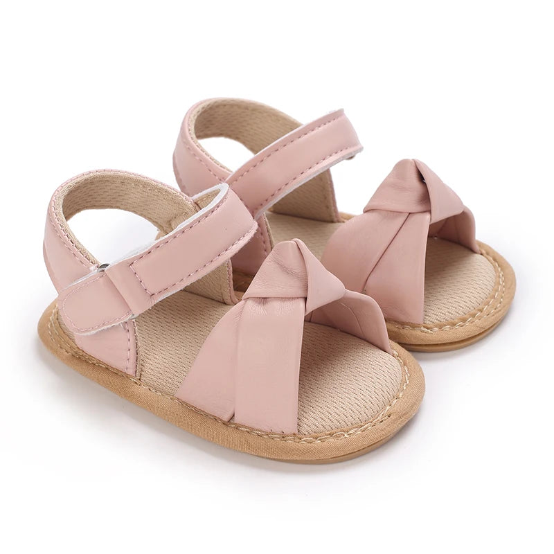 Baby Summer Sandals (0–18M) – Open-Toe Non-Slip Soft Shoes