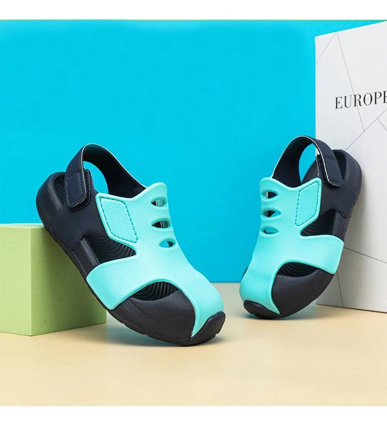 Kids’ Summer Sandals – Candy Color, Breathable Mesh Shoes
