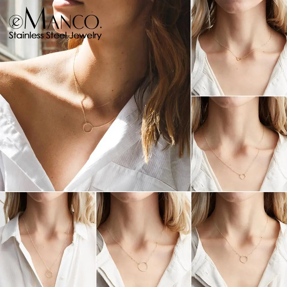 EManco Genuine Classic Necklace Design Round