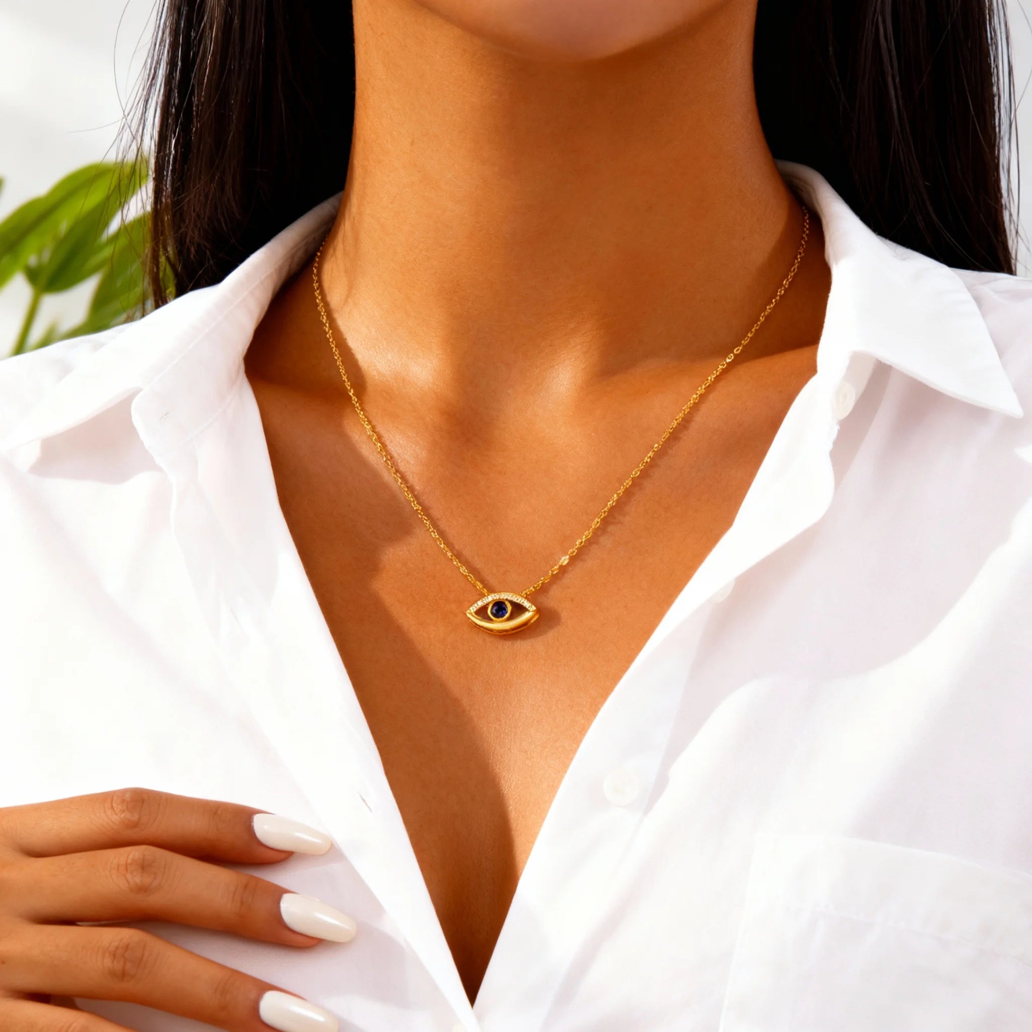 Exquisite Shiny Rhinestone Evil Eye