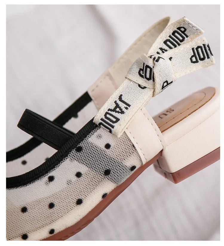 Girls’ Leather Dance Shoes