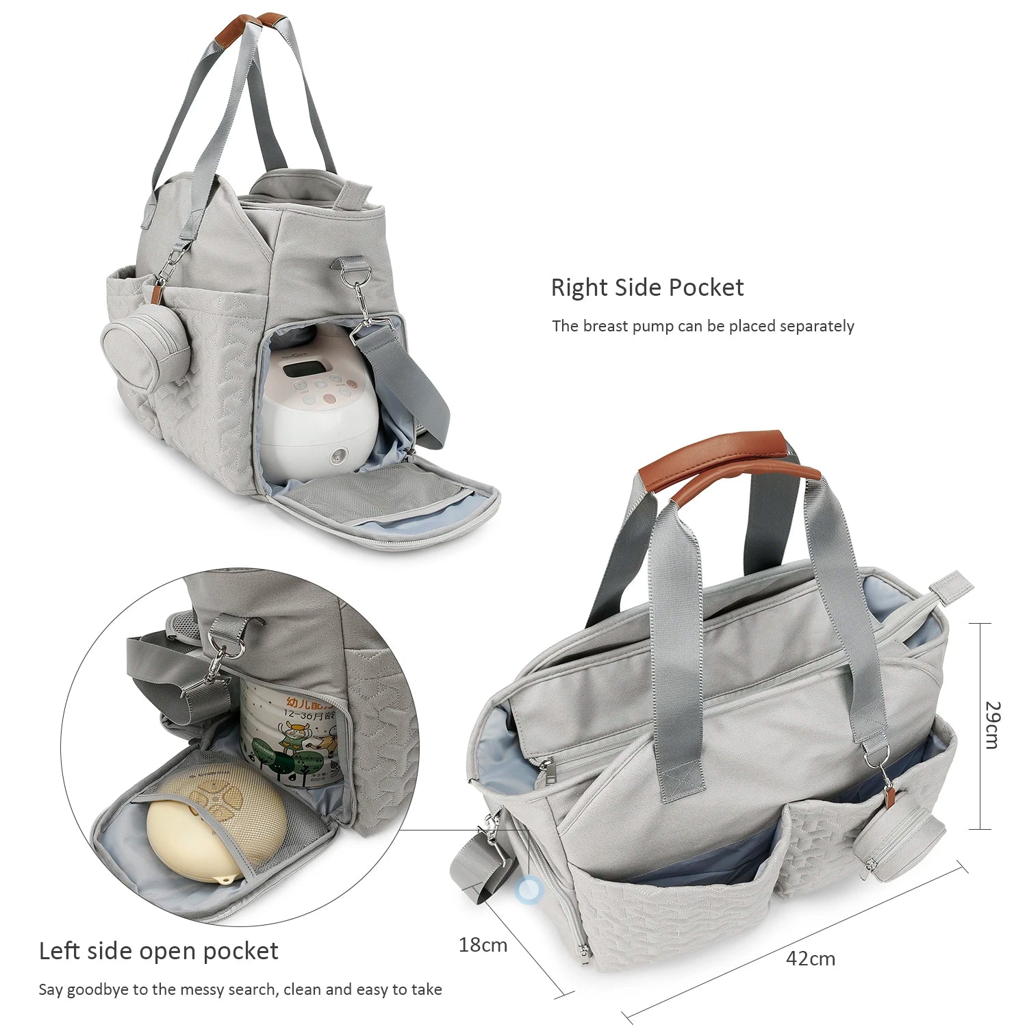 Mom & Dad Travel Bag – Diaper & Pump Tote
