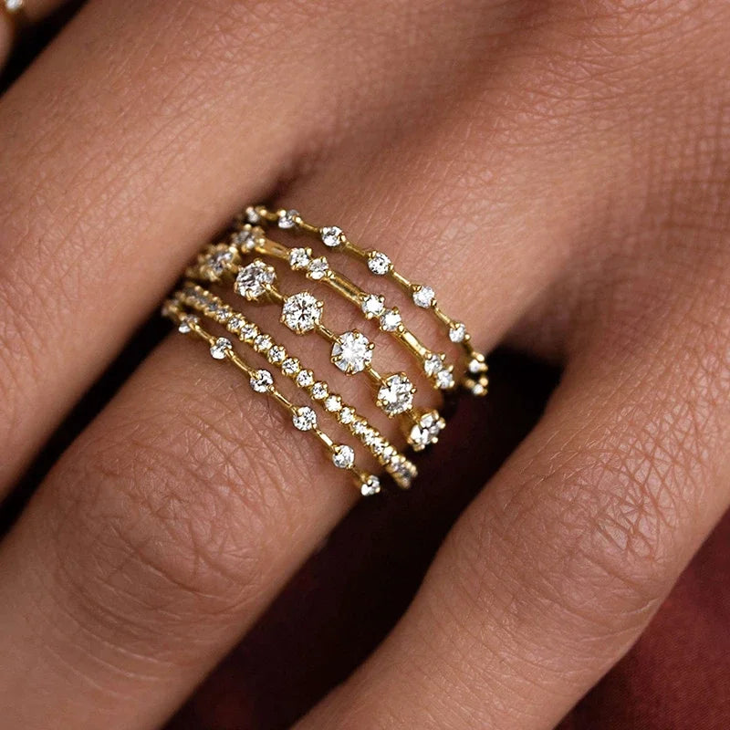 Caoshi Stylish With Zirconia Ring