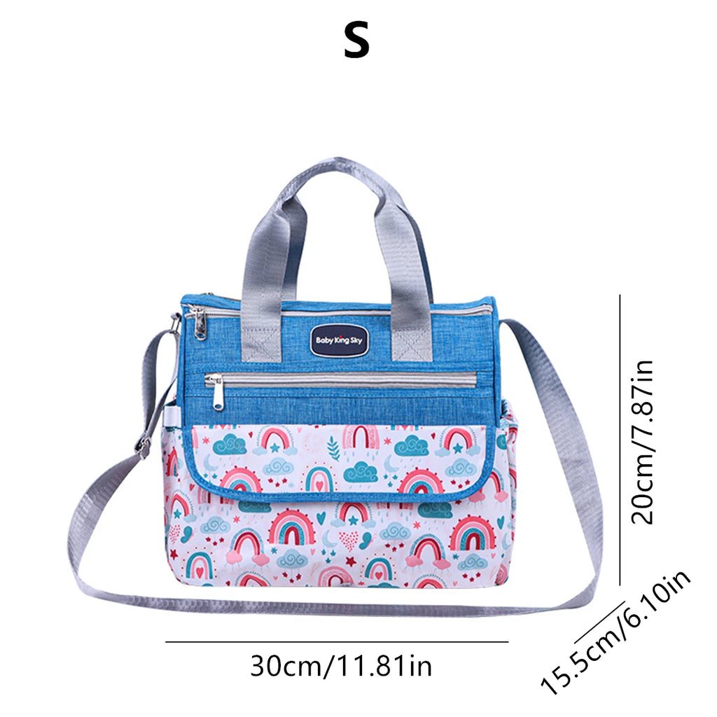 Single Shoulder Diaper Bag – Printed & Handy