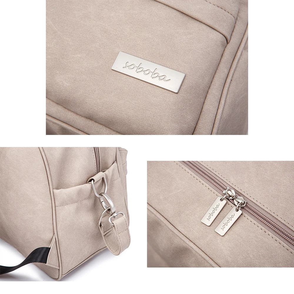 Soboba Waterproof Diaper Backpack – Stylish Baby Care & Changing Bag