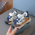 Boys’ Patchwork Sneakers – Casual Outdoor Sports Shoes