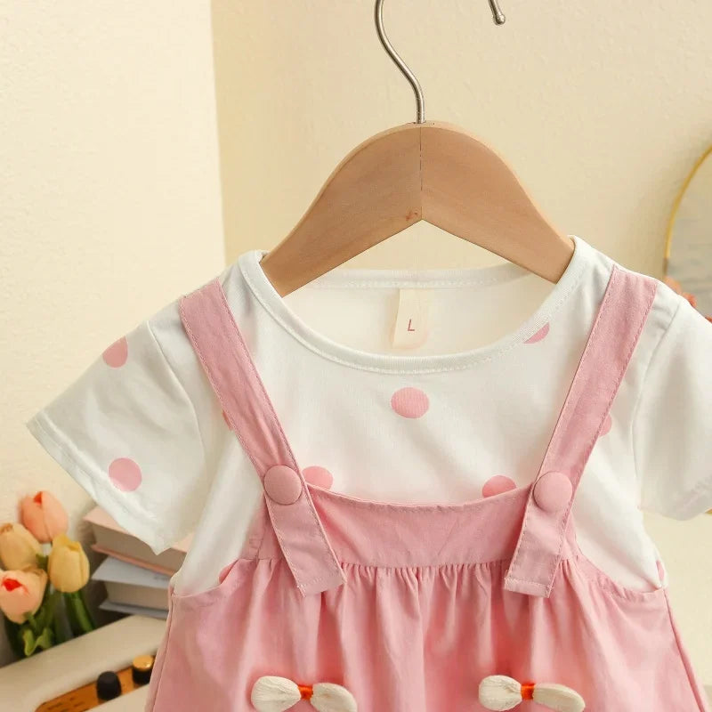 Baby Girl Summer Polka Dot Dress