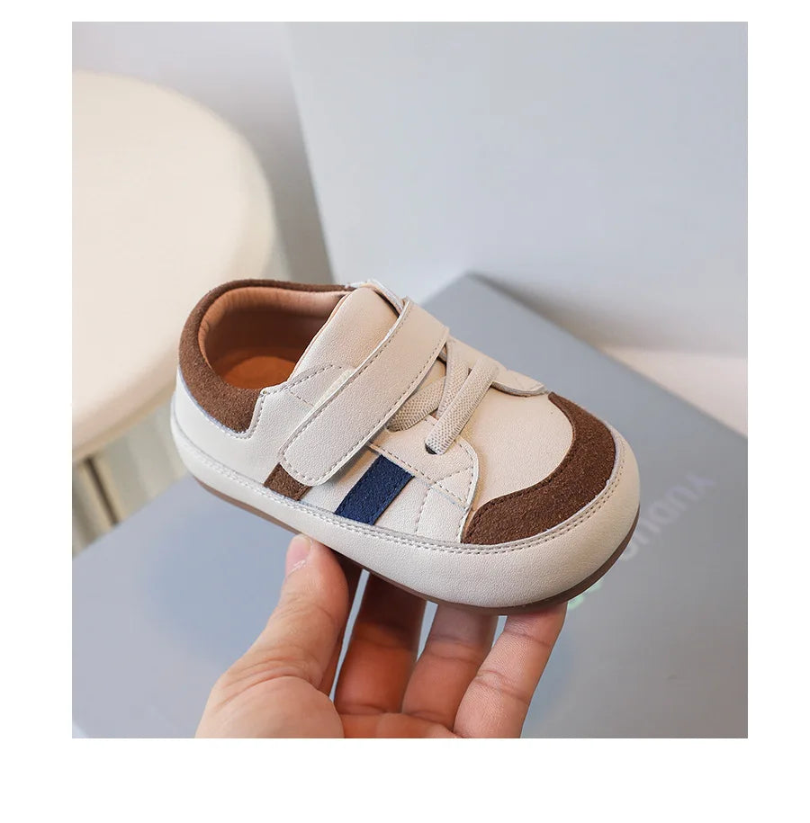 Soft Leather Baby Sneakers 0-3 Years