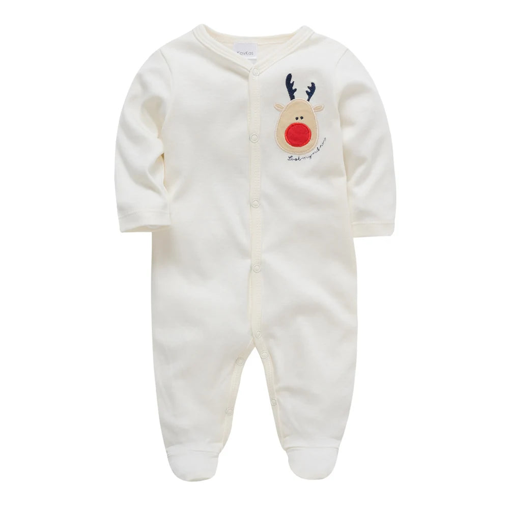 Infant Girl Long Sleeve Jumpsuit, 0–12 Months