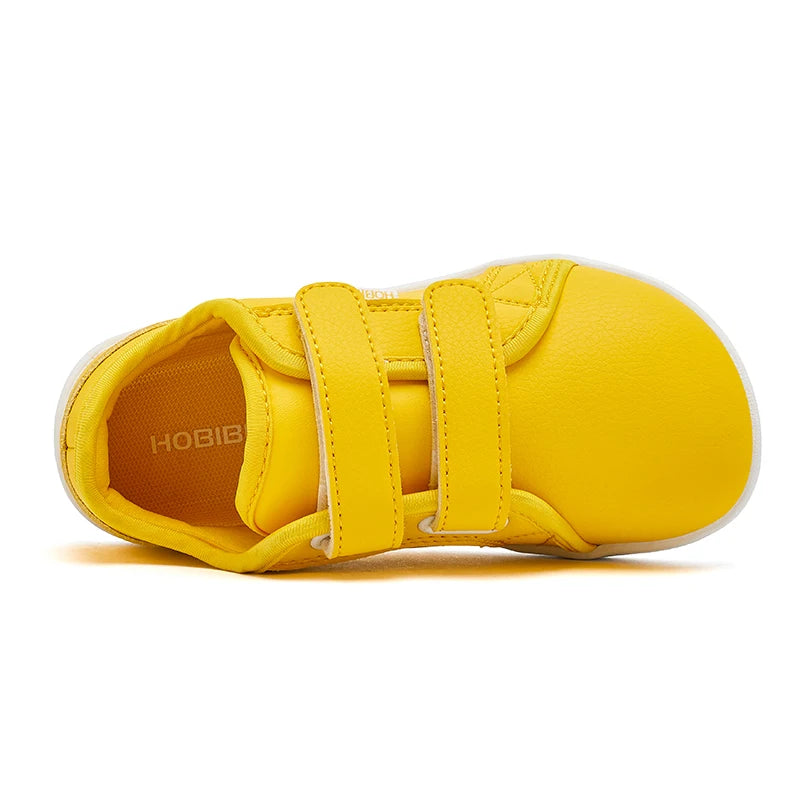 Kids Barefoot Sneakers – Lightweight Wide-Toe Hook & Loop Shoes