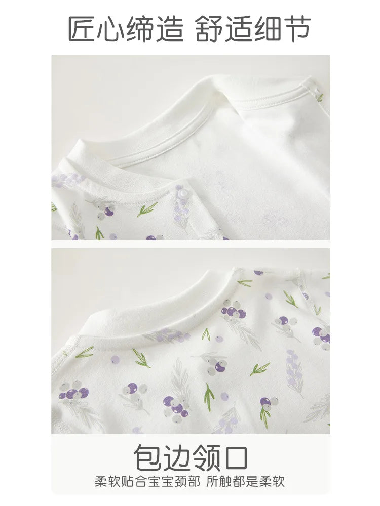 Newborn Baby Onesie, Spring/Autumn, Cotton