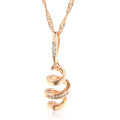 Rose Gold Geometry Necklace