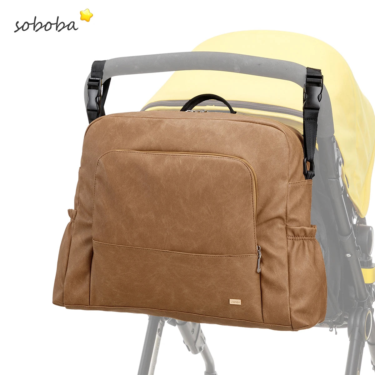 Soboba New Mommy Diaper Backpack – Large Capacity Multi-Functional Waterproof Bag for Quick Outings