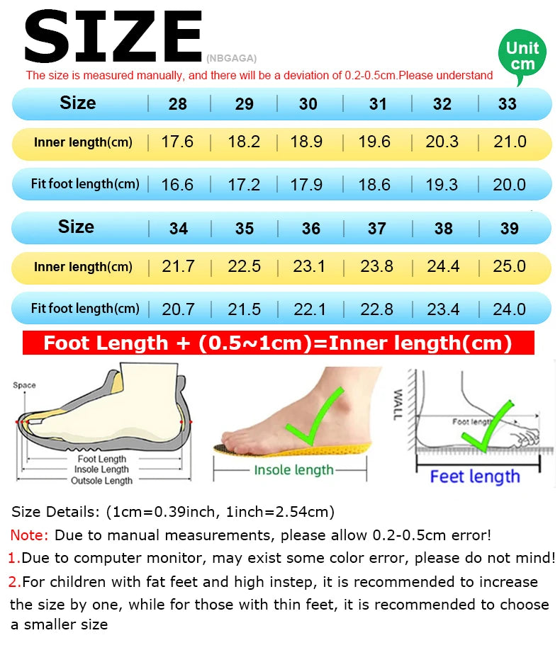Kids Breathable Casual Sneakers – Outdoor Running & Tennis Shoes