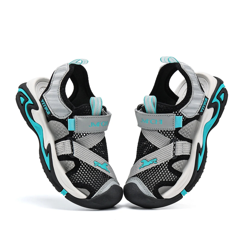 Kids’ Summer Closed-Toe Sandals – Safe Beach Shoes