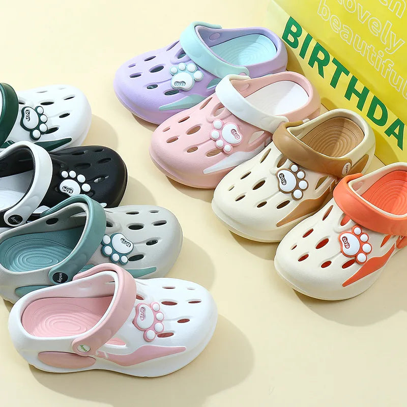 Kids  Chunky Platform Sandals – Thick Sole EVA Non-Slip Shoes