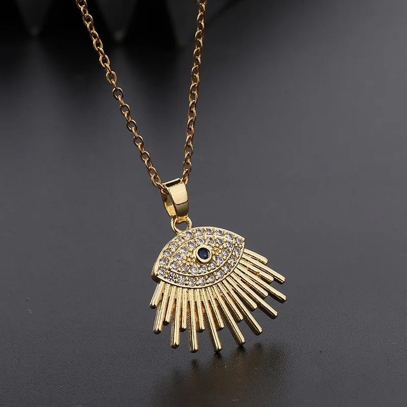 Personality Retro Devil Eye Zircon