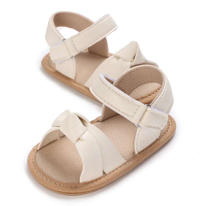 Baby Summer Sandals (0–18M) – Open-Toe Non-Slip Soft Shoes