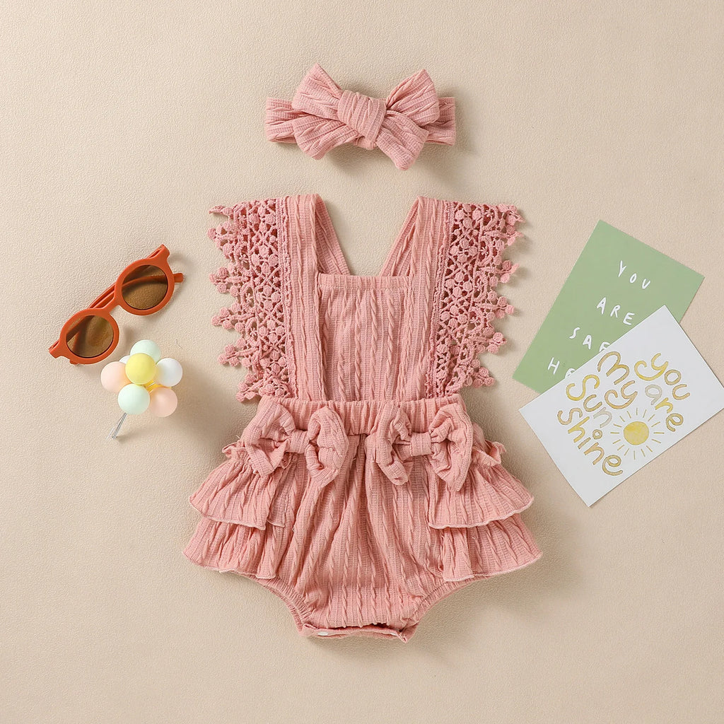 Sleeveless Solid With Bow Fashion  Outdoor Streetwear Dress