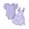 Cute Baby Girl Romper & Shorts Set (0–18M)