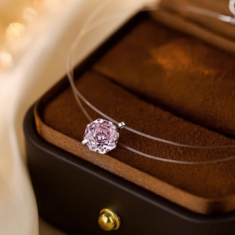 925 Sterling Silver Light Luxury Pink