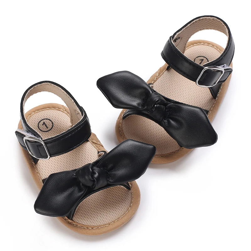 Baby Summer Sandals (0–18M) – Soft Rubber Non-Slip First Walkers