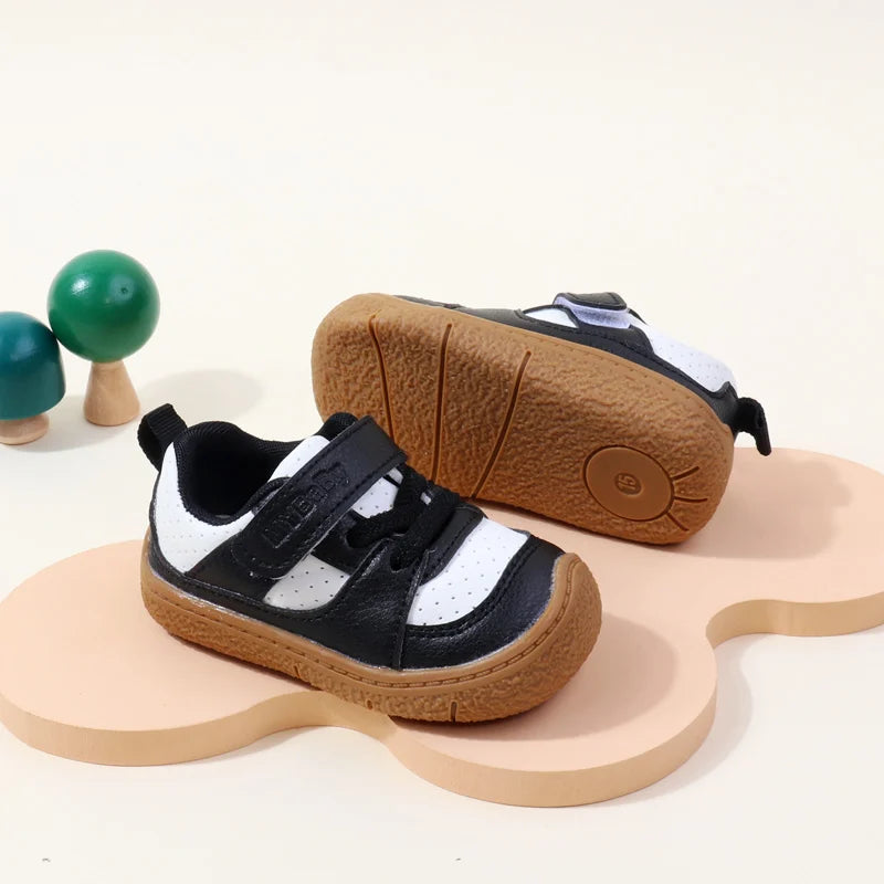 Toddler Shoes (1–5Y) – PU Rubber Sole Non-Slip Spring/Autumn Sneakers
