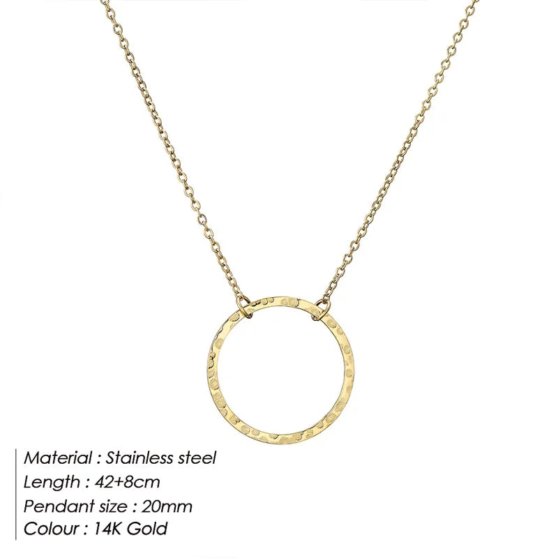EManco Genuine Classic Necklace Design Round