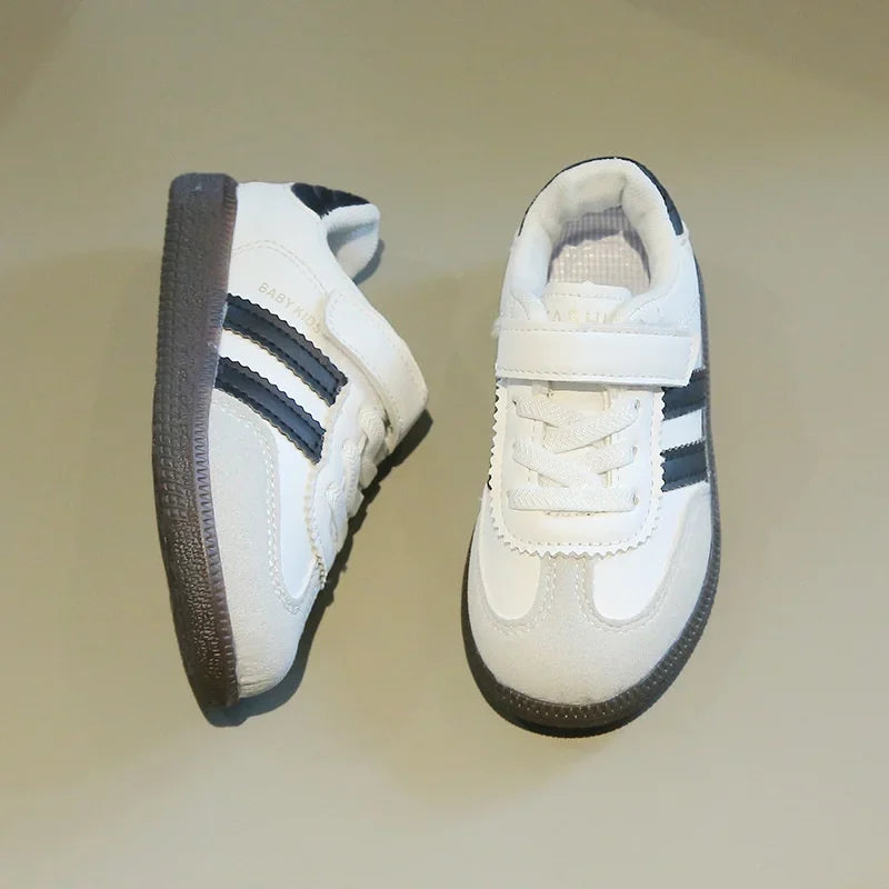 Kids’ Sneakers – Soft-Soled, Hook & Loop Casual Shoes