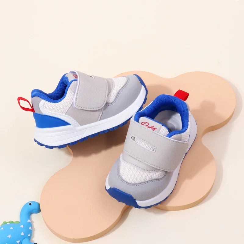 Kids  Prewalker Sneakers – Rubber Sole Anti-Slip Casual Shoes