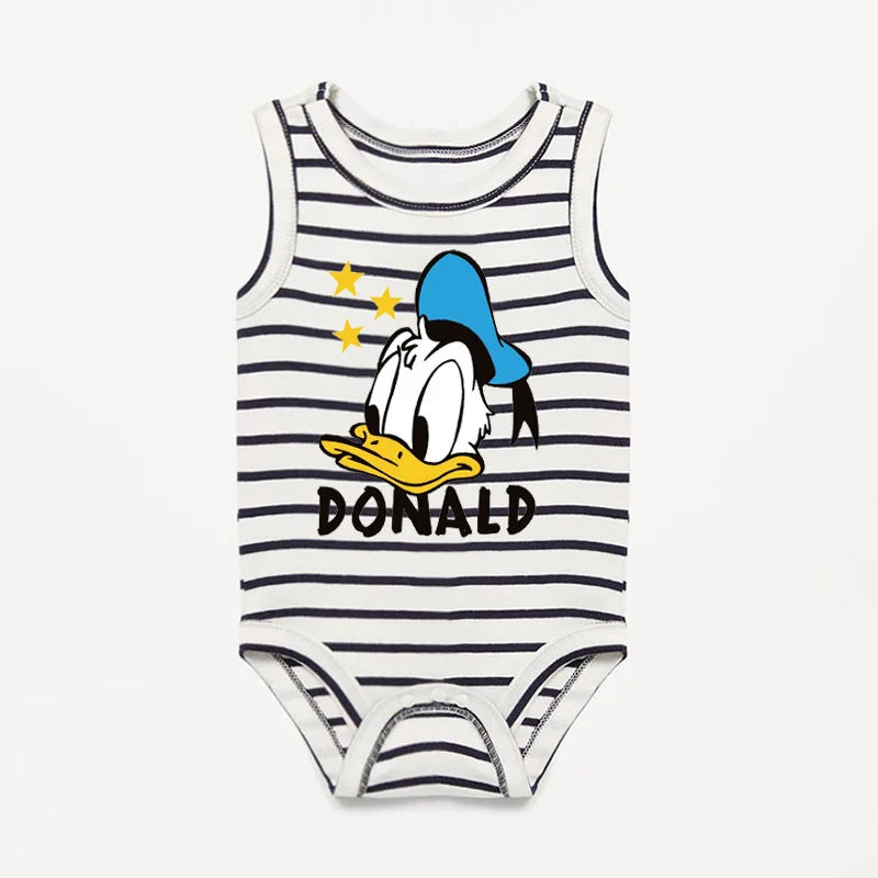 2Pcs Cotton Mickey Mouse Baby Bodysuits
