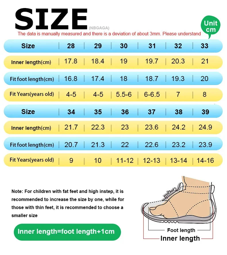 Boys’ Summer Casual Running Shoes – Fashion & Breathable