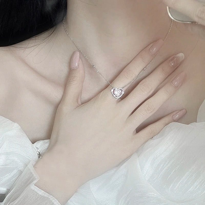 New 925 Sterling Silver Luxury Zircon