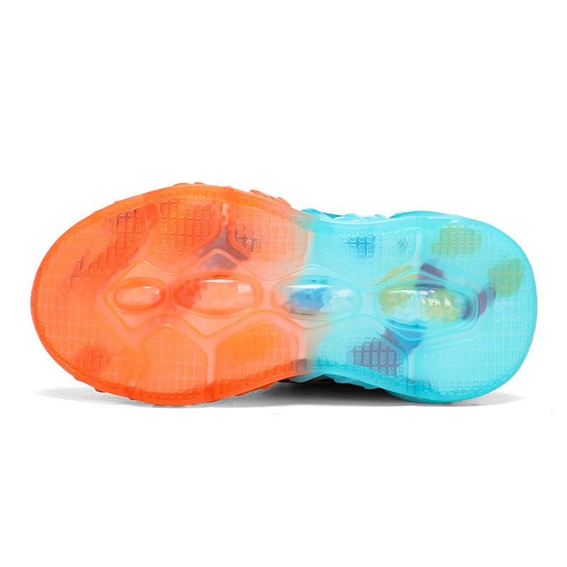 Kids Leather Sneakers – Lightweight Non-Slip Dragon Pattern Shoes (Size 28–39)