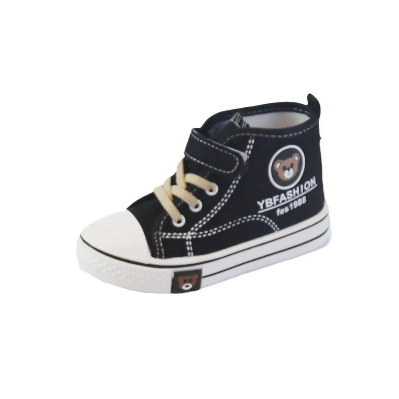 Kids’ Canvas Sneakers – Soft, Non-Slip, Breathable Shoes
