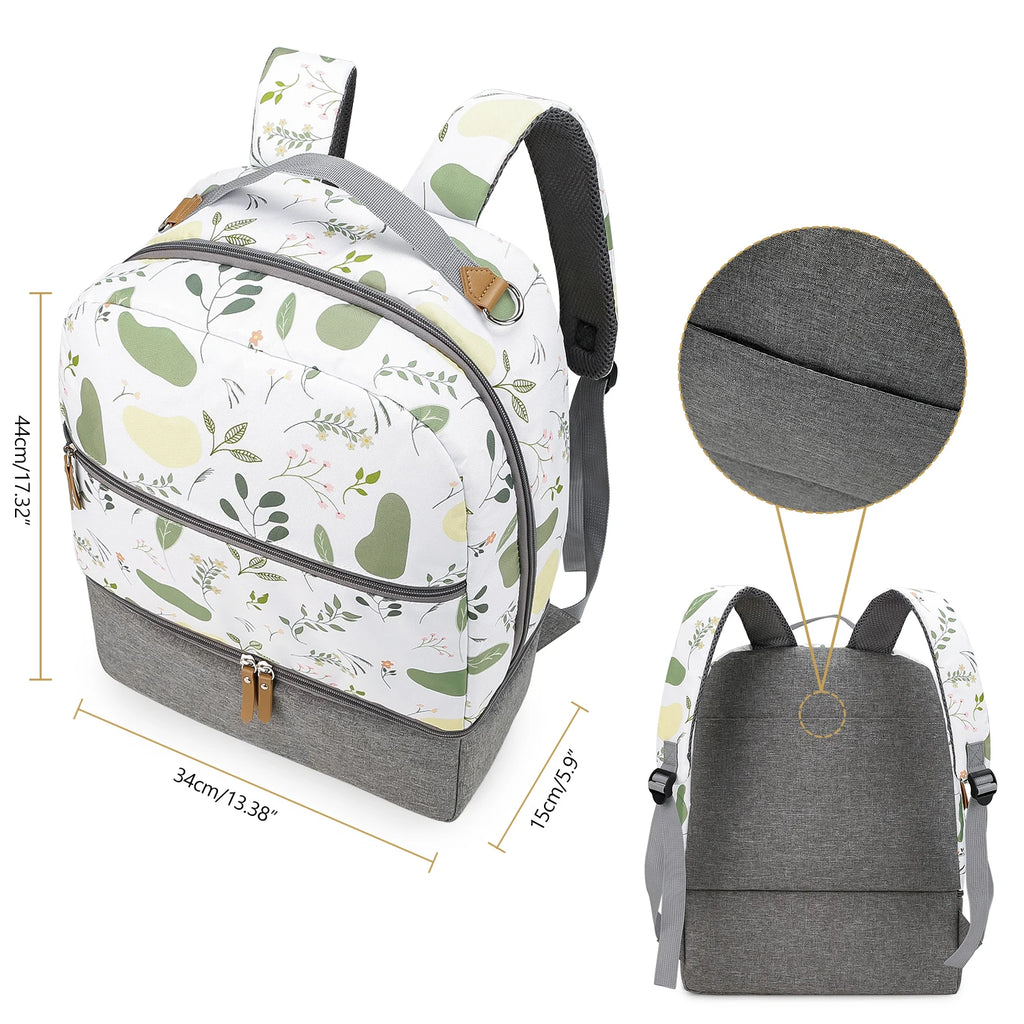 Medium Size Breast Pump Bag – Double Layer Cooler Bag for Outdoor & Working Moms