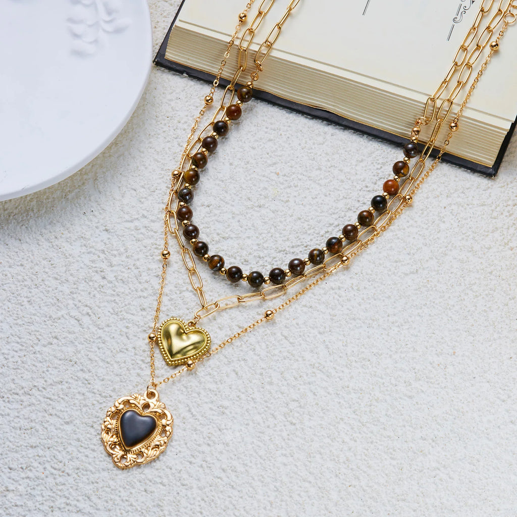 Retro 3 Layers Gold Plated Tiger