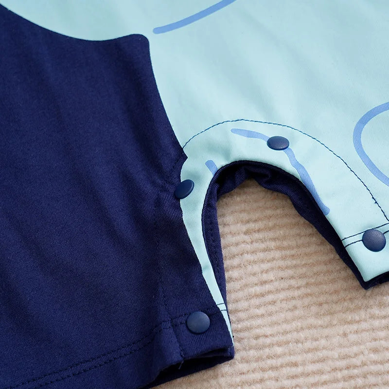 0-18 Short Sleeved Baby Jumpsuit