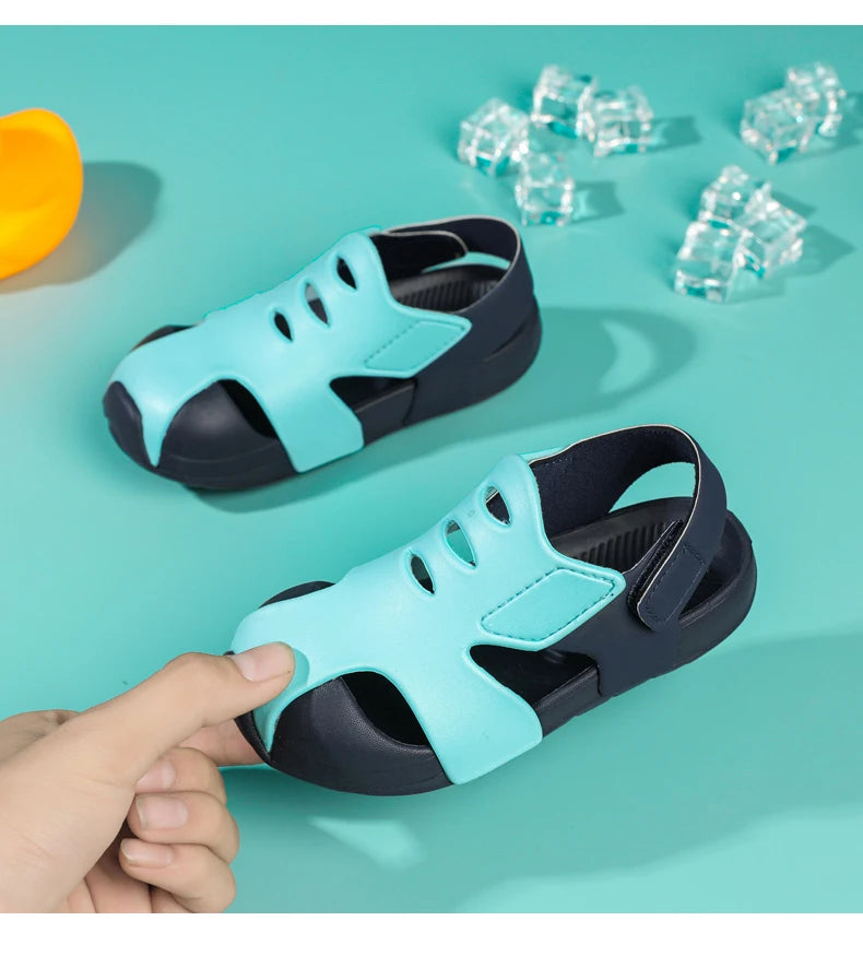 Kids’ Summer Sandals – Candy Color, Breathable Mesh Shoes
