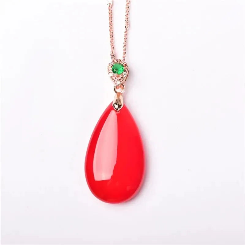 Natural Green Chalcedony Hand Carved